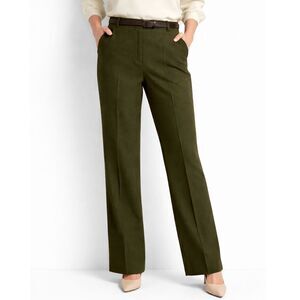 Pendleton 100% Virgin Wool Olive Green Vintage Career Trousers Pants Women’s 8
